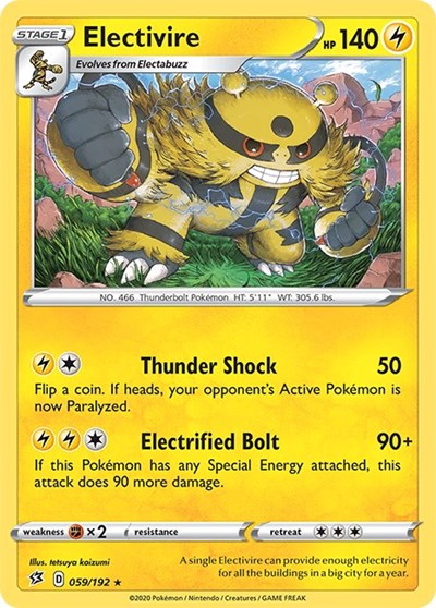 Electivire (SWSH02: Rebel Clash) Near Mint