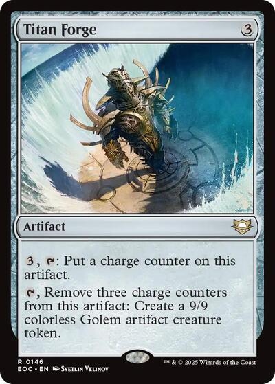 Titan Forge (Commander: Edge of Eternities) Near Mint - Nick Nack's Full Frontal Attack