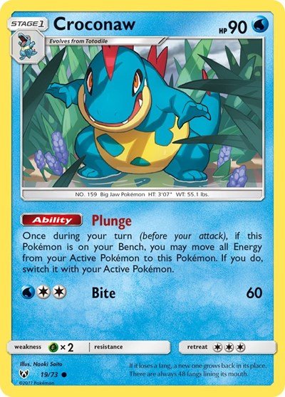 Croconaw (Shining Legends) Near Mint - Nick Nack's Full Frontal Attack