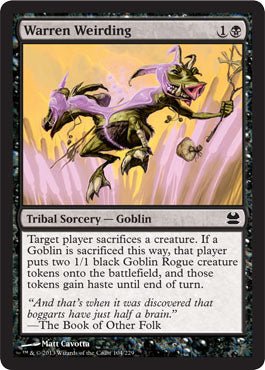 Warren Weirding (Modern Masters) Near Mint - Nick Nack's Full Frontal Attack
