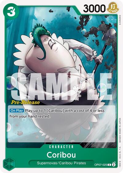 Coribou (500 Years in the Future Pre - Release Cards) Near Mint - Nick Nack's Full Frontal Attack