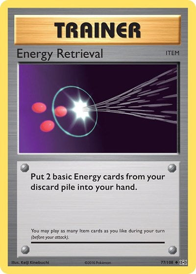 Energy Retrieval (XY - Evolutions) Near Mint