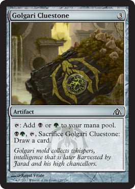 Golgari Cluestone (Dragon's Maze) Near Mint - Nick Nack's Full Frontal Attack