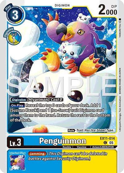 Penguinmon (Dawn of Liberator) Near Mint - Nick Nack's Full Frontal Attack