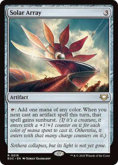 Solar Array (Commander: Edge of Eternities) Near Mint - Nick Nack's Full Frontal Attack