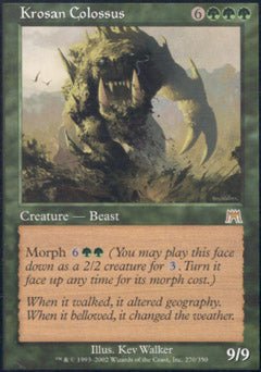 Krosan Colossus (Onslaught) Light Play - Nick Nack's Full Frontal Attack