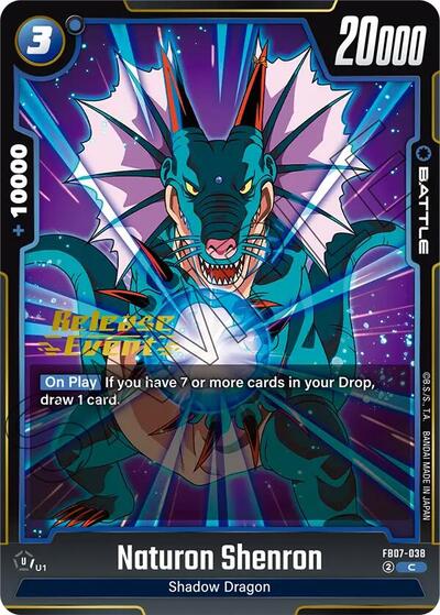 Naturon Shenron FB07-038 (Wish For Shenron Release Event Cards) Near Mint