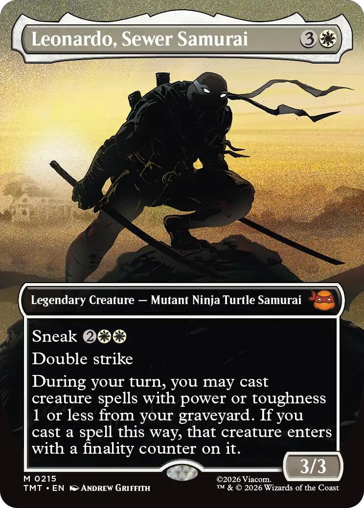 Leonardo, Sewer Samurai (Borderless)