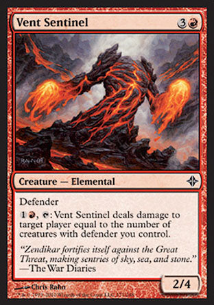 Vent Sentinel (Rise of the Eldrazi) Light Play