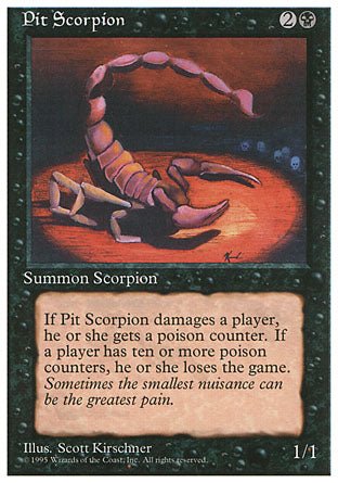 Pit Scorpion (4th Edition) Light Play - Nick Nack's Full Frontal Attack
