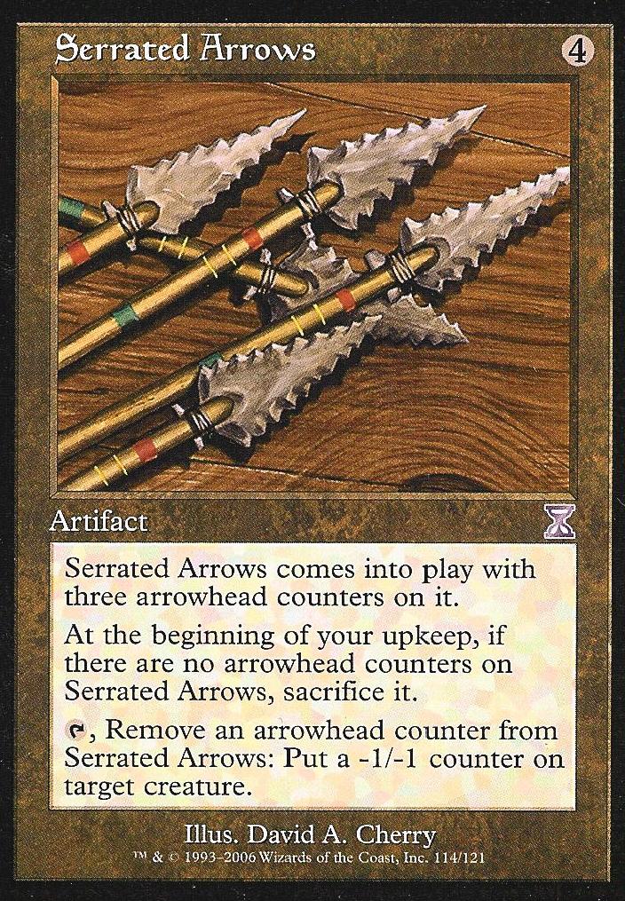 Serrated Arrows (Time Spiral Time Shifted) Near Mint Foil - Nick Nack's Full Frontal Attack