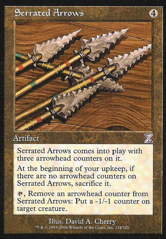 Serrated Arrows (Time Spiral Time Shifted) Near Mint Foil - Nick Nack's Full Frontal Attack