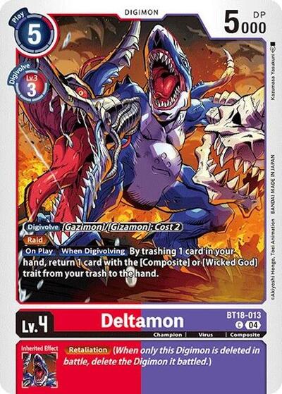 Deltamon BT18-013 (Release Special Booster 2.0) Medium Play
