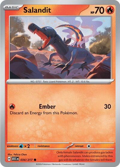 Salandit (ME: Ascended Heroes) Near Mint