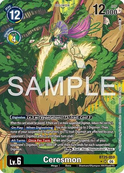 Ceresmon (Alternate Art) (Dual Revolution Booster) Near Mint Foil