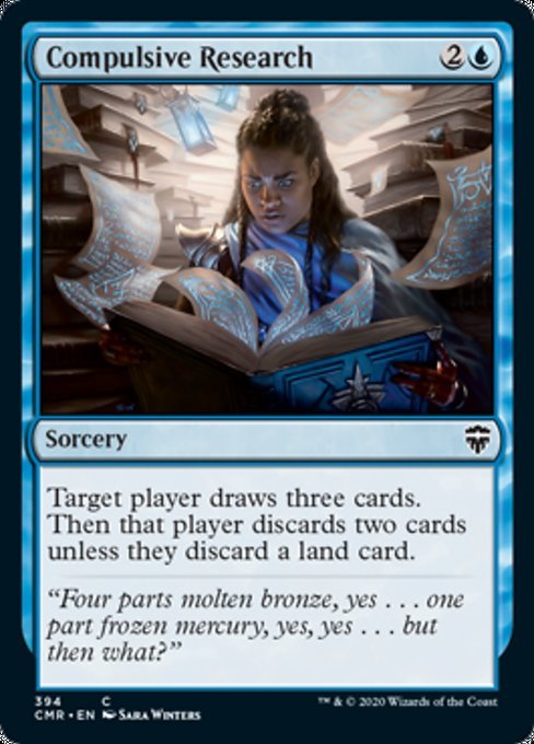 Compulsive Research (Commander 2020 Commander Legends) Near Mint - Nick Nack's Full Frontal Attack