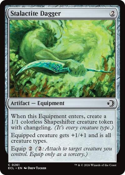 Stalactite Dagger (Lorwyn Eclipsed) Near Mint - Nick Nack's Full Frontal Attack