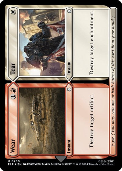 Wear / Tear (Surge Foil) (Universes Beyond: Fallout) Near Mint Foil