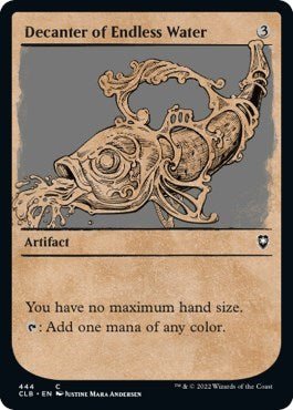 Decanter of Endless Water (Showcase) (Commander Legends: Battle for Baldur's Gate) Near Mint Foil - Nick Nack's Full Frontal Attack