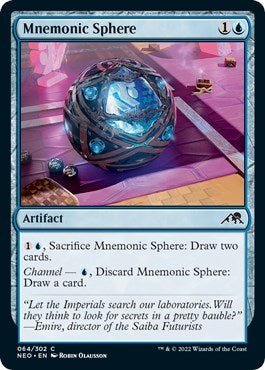 Mnemonic Sphere (Kamigawa: Neon Dynasty) Near Mint - Nick Nack's Full Frontal Attack