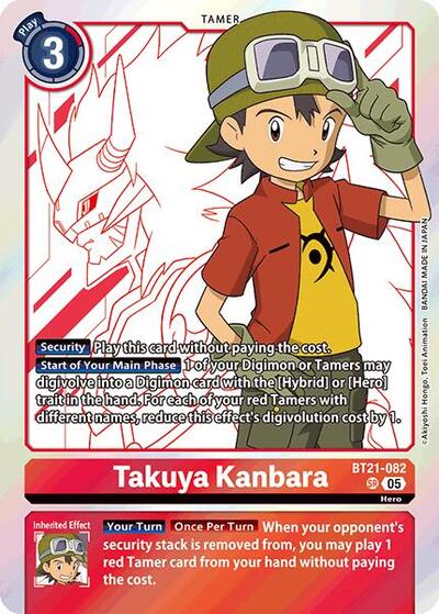 Takuya Kanbara (World Convergence) Near Mint Foil