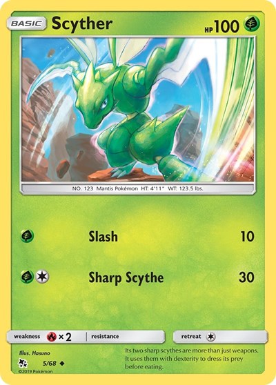 Scyther (Hidden Fates) Near Mint