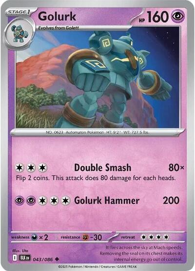 Golurk (SV: Black Bolt) Near Mint - Nick Nack's Full Frontal Attack