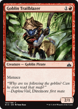 Goblin Trailblazer (Rivals of Ixalan) Near Mint - Nick Nack's Full Frontal Attack