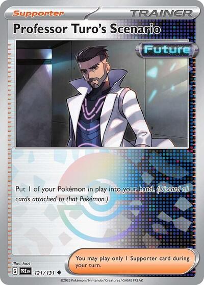 Professor Turo's Scenario (Poke Ball Pattern) (SV: Prismatic Evolutions) Near Mint Holofoil - Nick Nack's Full Frontal Attack
