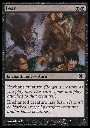 Fear (10th Edition) Light Play - Nick Nack's Full Frontal Attack