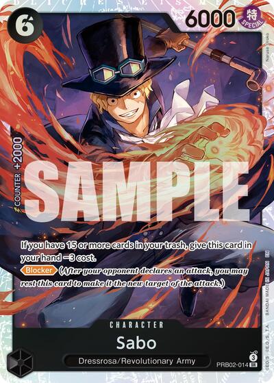 Sabo (Premium Booster -The Best- Vol. 2) Near Mint Foil