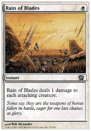 Rain of Blades (8th Edition) Near Mint - Nick Nack's Full Frontal Attack