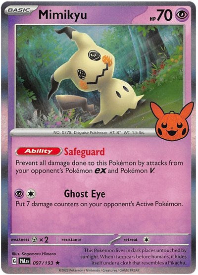 Mimikyu (Trick or Trade BOOster Bundle 2023) Near Mint Holofoil