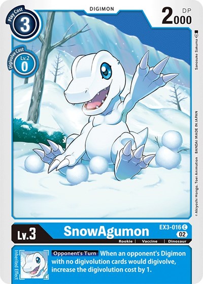 SnowAgumon (Draconic Roar) Near Mint