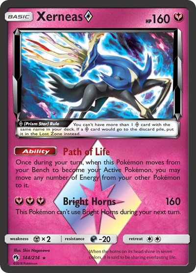 Xerneas Prism Star (SM - Lost Thunder) Near Mint Holofoil