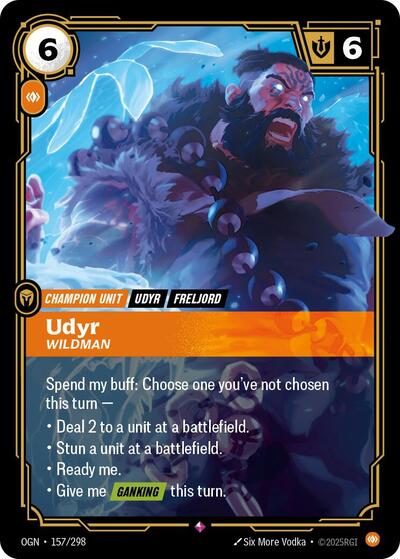 Udyr Wildman (Origins) Near Mint Foil - Nick Nack's Full Frontal Attack