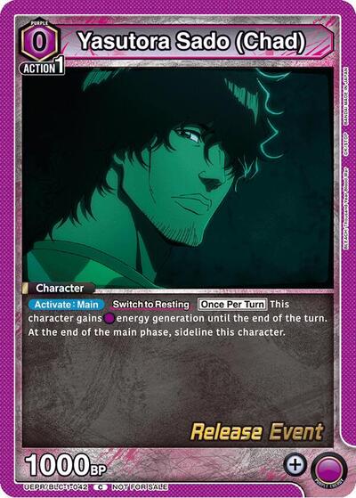 Yasutora Sado (Chad) (BLEACH: Thousand-Year Blood War Release Event Cards) Near Mint