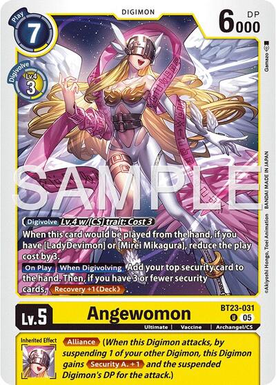 Angewomon (Hackers' Slumber) Near Mint - Nick Nack's Full Frontal Attack
