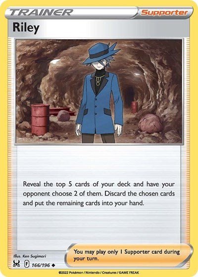 Riley (SWSH11: Lost Origin) Near Mint - Nick Nack's Full Frontal Attack