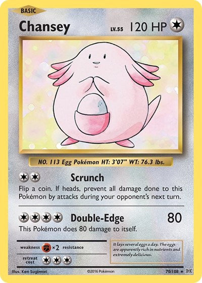 Chansey (XY - Evolutions) Near Mint Reverse Holofoil