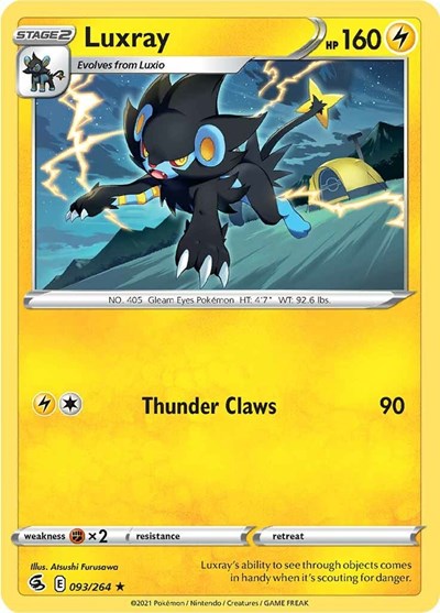 Luxray (SWSH08: Fusion Strike) Near Mint