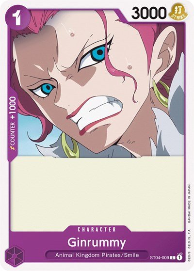 Ginrummy (Starter Deck 4: Animal Kingdom Pirates) Near Mint - Nick Nack's Full Frontal Attack