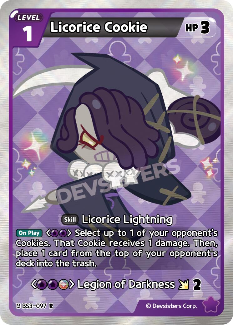Licorice Cookie