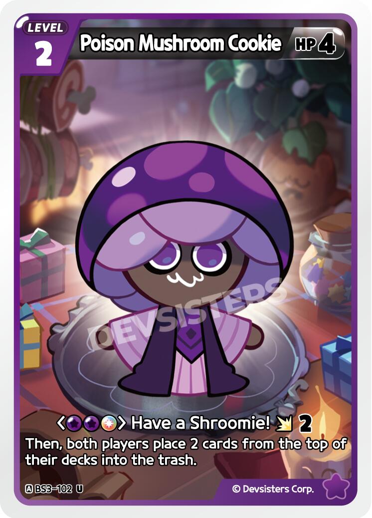 Poison Mushroom Cookie