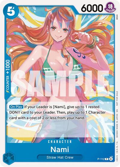 Nami (Heroines Battle Pack) (One Piece Promotion Cards) Near Mint - Nick Nack's Full Frontal Attack