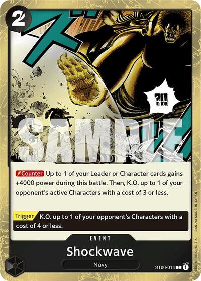 Shockwave (Jolly Roger Foil) (Premium Booster) Near Mint Foil - Nick Nack's Full Frontal Attack
