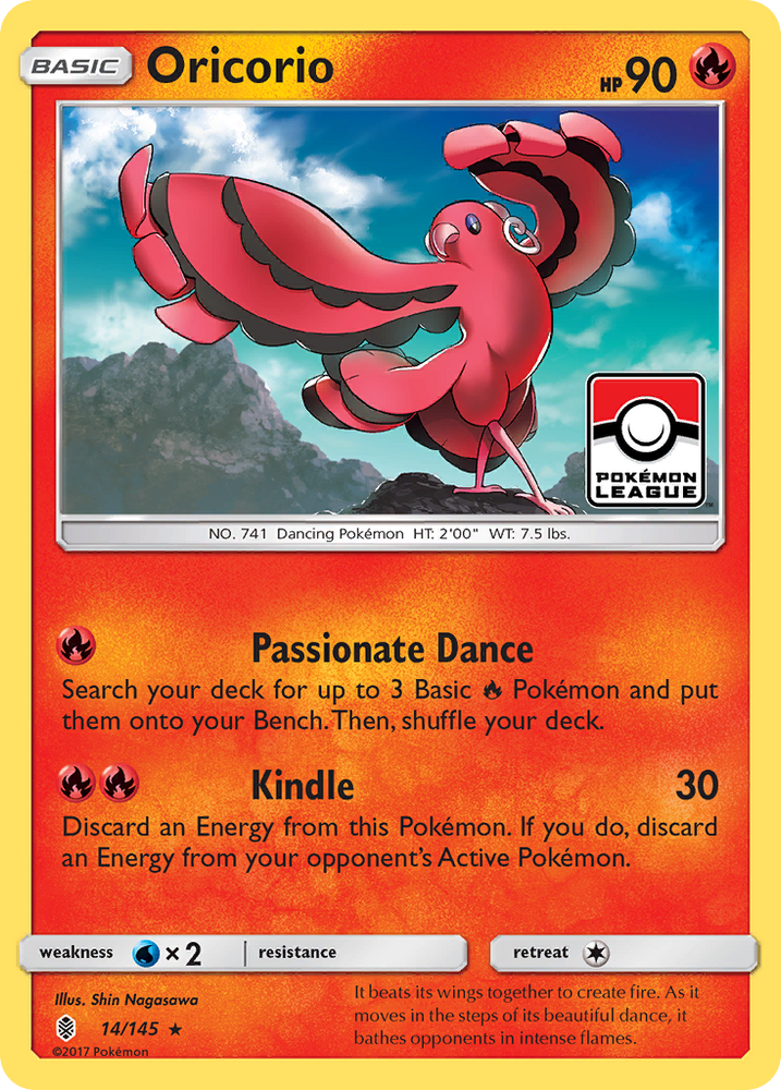 Oricorio (14/145) [Soleil et Lune : Gardiens Rising] 