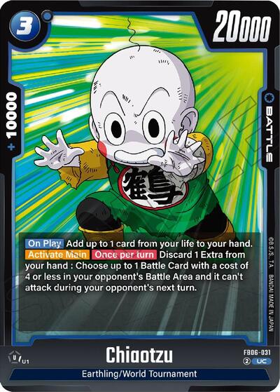 Chiaotzu (Rivals Clash) Near Mint - Nick Nack's Full Frontal Attack