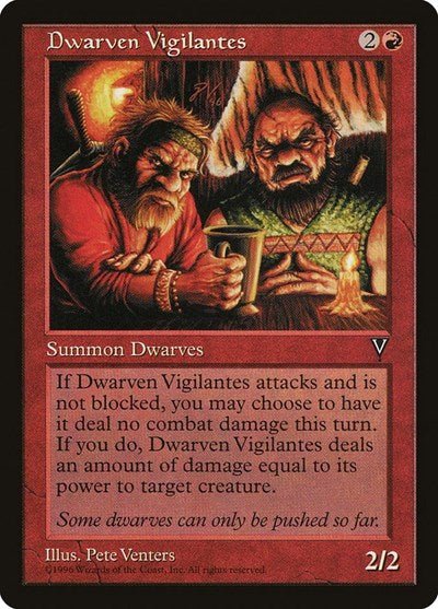 Dwarven Vigilantes (Visions) Light Play - Nick Nack's Full Frontal Attack