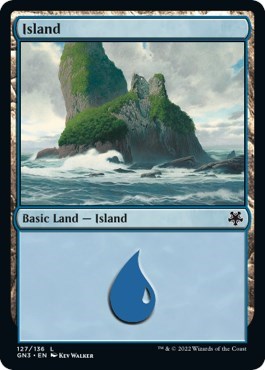 Island (127) (Magic Game Night: Free-For-All) Near Mint
